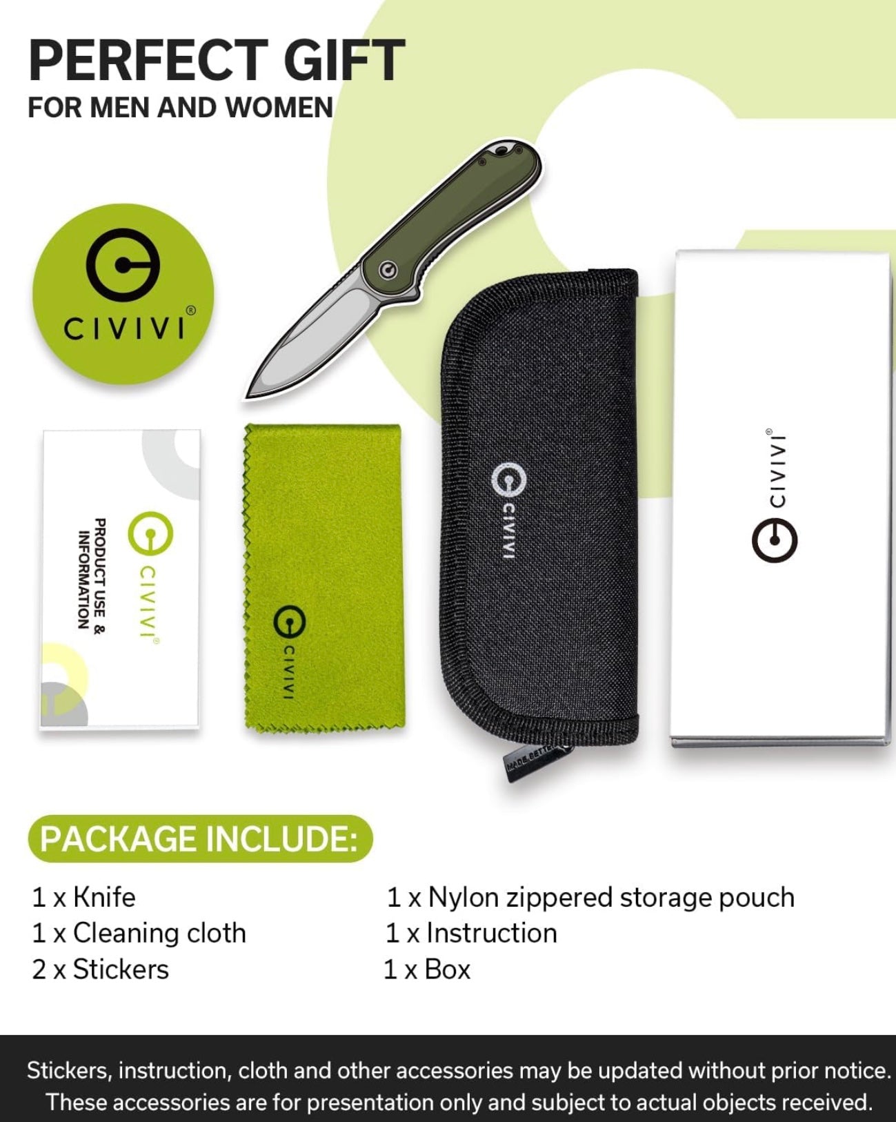 CIVIVI Elementum Liner Lock Knife Black G-10 (2.9" Satin D2) C907A